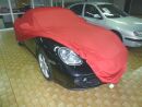 Car-Cover Samt Red with Mirror Bags for Porsche Boxster...