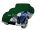 Car-Cover Satin Green for Mercedes 230 (W143)