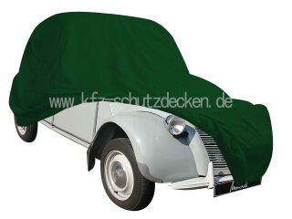 Car-Cover Satin Grün für Citroen 2 CV / Ente
