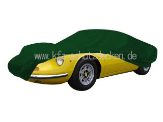 Car-Cover Satin Grün für Ferrari Dino 246