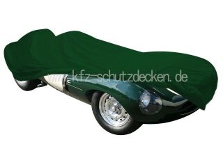 Car-Cover Satin Grün für Jaguar D-Type