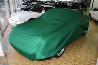 Car-Cover Satin Grün für Porsche 911 mit Turbo Flügel