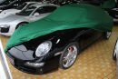 Car-Cover Satin Grün ohne Spiegeltaschen für Porsche 997