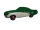 Car-Cover Satin Green for Volvo P1800