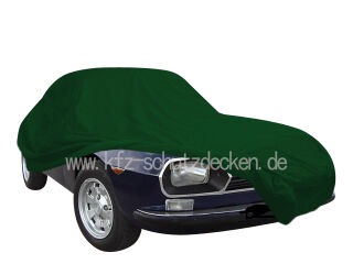 Car-Cover Satin Grün für Lancia Fulvia Sport Zagato Sport