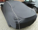 Car-Cover Satin Black mit Spiegeltaschen für Porsche Cayman