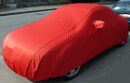 Car-Cover Samt Red with Mirror Bags for Audi TT 1