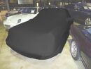 Car-Cover Satin Black with one mirror pocket left seid for old Porsche 911