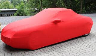 Vollgarage Mikrokontur® Rot mit Spiegeltaschen für Alfa Romeo Spider 1994-2005