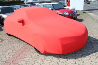 Vollgarage Mikrokontur® Rot mit Spiegeltaschen für Alfa Romeo Spider ab 2006