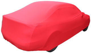 Vollgarage Mikrokontur® Rot mit Spiegeltaschen für Audi A4 Limousine B5