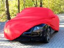 Red AD-Cover ® Mikrokontur with mirror pockets for Audi TT 1