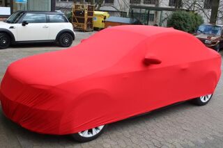 Vollgarage Mikrokontur® Rot mit Spiegeltaschen für BMW...