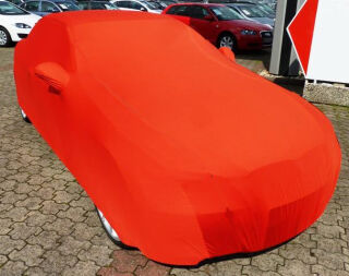 Vollgarage Mikrokontur® Rot mit Spiegeltaschen für BMW 3er (E90 / E92 )ab Bj.05