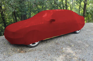 Vollgarage Mikrokontur® Rot mit Spiegeltaschen für BMW 5er (E39)  Bj. 96-03