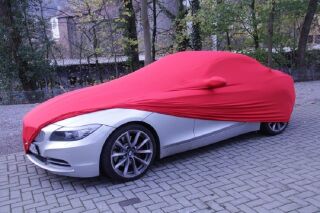 Vollgarage Mikrokontur® Rot mit Spiegeltaschen für BMW Z4...