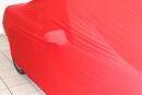 Red AD-Cover ® Mikrokontur with mirror pockets for Chevrolet Corvette C4