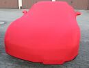 Vollgarage Mikrokontur® Rot mit Spiegeltaschen für Chevrolet Corvette C6