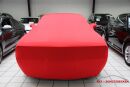 Red AD-Cover ® Mikrokontur with mirror pockets for Dodge Challenger LC ab 2008