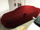 Red AD-Cover ® Mikrokontur with mirror pockets for Mercedes CLK-Klasse W208 1997-2001