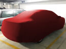 Red AD-Cover ® Mikrokontur with mirror pockets for Mercedes CLK-Klasse W208 1997-2001