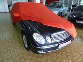 Vollgarage Mikrokontur® Rot mit Spiegeltaschen für Mercedes E-Klasse (W211)