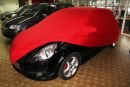 Red AD-Cover ® Mikrokontur with mirror pockets for Opel Corsa D ab 2008