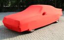 Rote Vollgarage mit Spiegeltaschen für Opel Manta B 400