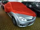 Red AD-Cover ® Mikrokontur with mirror pockets for Opel Tigra TwinTop