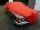 Red AD-Cover ® Mikrokontur with mirror pockets for Mercedes S-Klasse W116