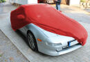 Red AD-Cover ® Mikrokontur with mirror pockets for Toyota MR2 (W20) 1989-1999