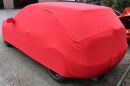 Red AD-Cover ® Mikrokontur with mirror pockets for VW Golf IV