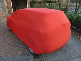 Vollgarage Mikrokontur® Rot mit Spiegeltaschen für VW Golf V