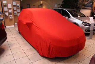 Vollgarage Mikrokontur® Rot mit Spiegeltaschen für VW Golf VI