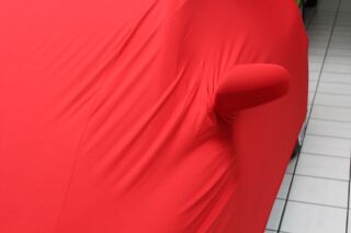 Vollgarage Mikrokontur® Rot mit Spiegeltaschen für Aston Martin DB9