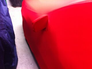 Vollgarage Mikrokontur® Rot mit Spiegeltaschen für Audi Coupé B3