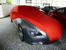 Red AD-Cover ® Mikrokontur with mirror pockets for BMW 6er Coupe E63