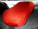 Vollgarage Mikrokontur® Rot mit Spiegeltaschen für BMW 6er Coupe E63