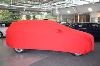 Vollgarage Mikrokontur® Rot mit Spiegeltaschen für BMW X1