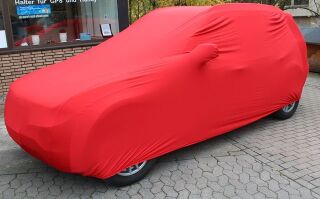 Vollgarage Mikrokontur® Rot mit Spiegeltaschen für BMW X3