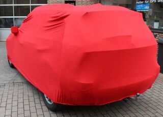 Vollgarage Mikrokontur® Rot mit Spiegeltaschen für BMW X3