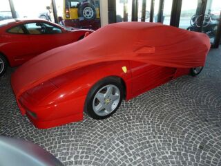 Vollgarage Mikrokontur® Rot mit Spiegeltaschen für Ferrari 348