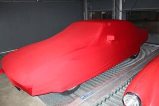 Vollgarage Mikrokontur® Rot mit Spiegeltaschen für Ferrari 400/412