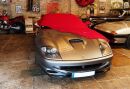Red AD-Cover ® Mikrokontur with mirror pockets for Ferrari 550