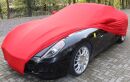 Red AD-Cover ® Mikrokontur with mirror pockets for Ferrari 599