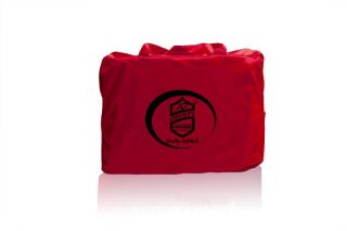 Red AD-Cover ® Mikrokontur with mirror pockets for Fiat Punto