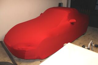 Vollgarage Mikrokontur® Rot mit Spiegeltaschen für Honda S 2000