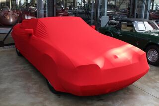 Vollgarage Mikrokontur® Rot mit Spiegeltaschen für Jaguar XJS 1975-1996