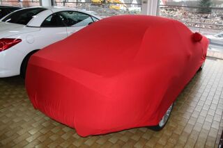 Vollgarage Mikrokontur® Rot mit Spiegeltaschen für Jaguar XKR