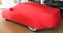 Vollgarage Mikrokontur® Rot mit Spiegeltaschen für Jaguar XKR